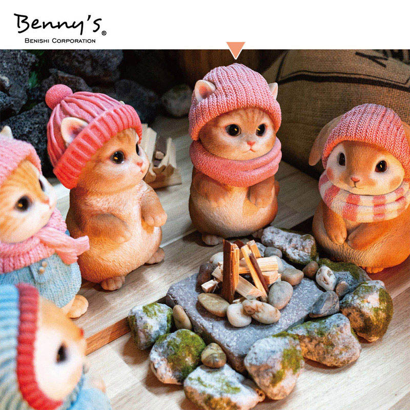 紅石 オブジェ ベニーズラビット あったか E QB-014E 1個(ご注文単位1個)【直送品】