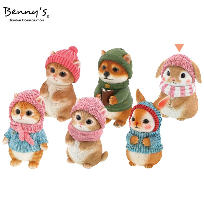 紅石 オブジェ べニーズキャット あったか F QB-014F 1個(ご注文単位1個)【直送品】