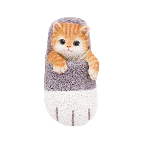 紅石 オブジェ べニーズキャット くつしたイン! QB-044Y 1個（ご注文単位1個）【直送品】