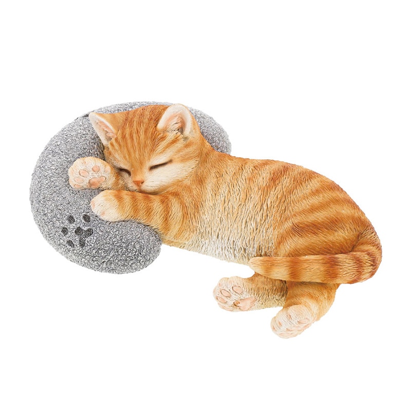 紅石 オブジェ べニーズキャット まくらでスヤスヤ QB-047Y 1個（ご注文単位1個）【直送品】