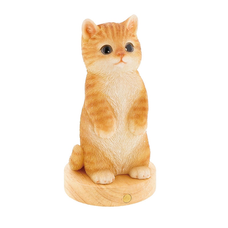 紅石 オブジェ べニーズキャット ナイトランプ QB-050Y 1個（ご注文単位1個）【直送品】