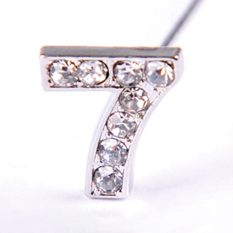 フロールエバー フラワーオーナメント　ナンバーピック 7 FLAC01-17 1本（ご注文単位1本）【直送品】