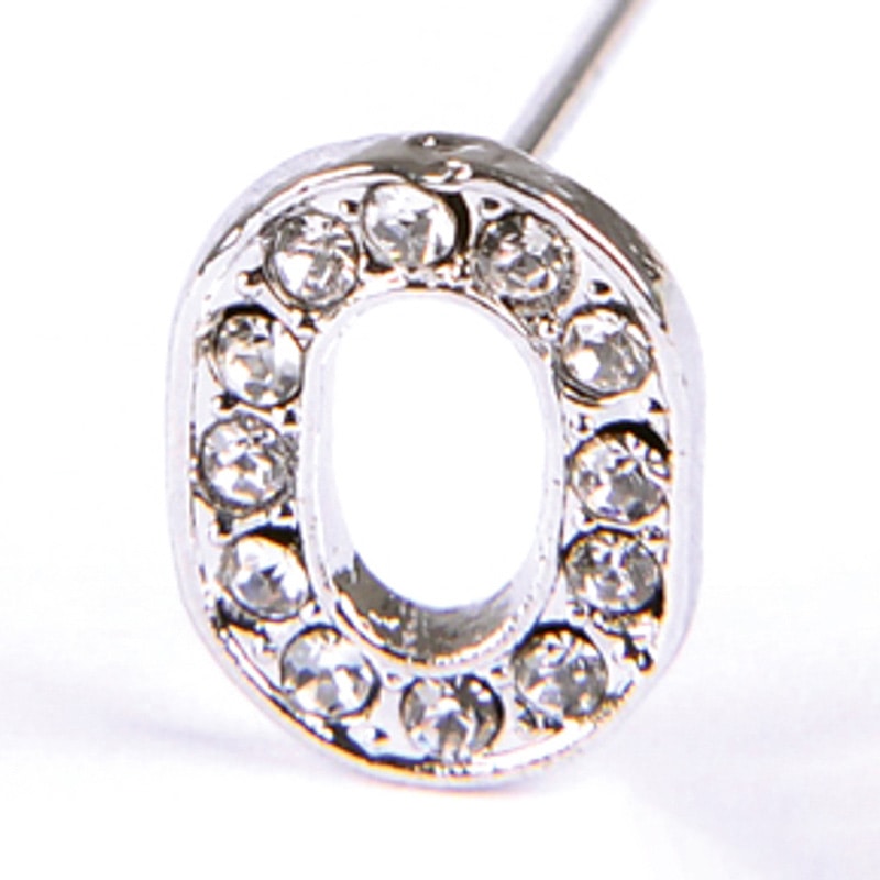 フロールエバー フラワーオーナメント アルファベットピック O/0 FLAC02-34 1本(ご注文単位1本)【直送品】