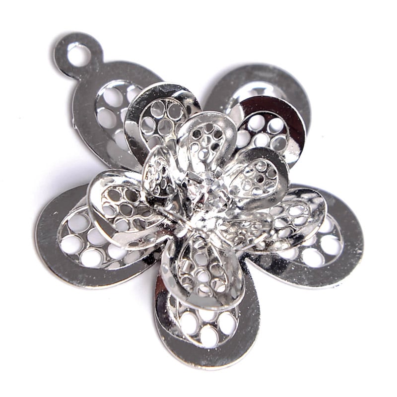 フロールエバー フラワーオーナメント　3Dチャーム フラワー FLAC40-57 5個/袋（ご注文単位1袋）【直送品】