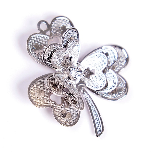 フロールエバー フラワーオーナメント　3Dチャーム クローバー FLAC40-58 5個/袋（ご注文単位1袋）【直送品】