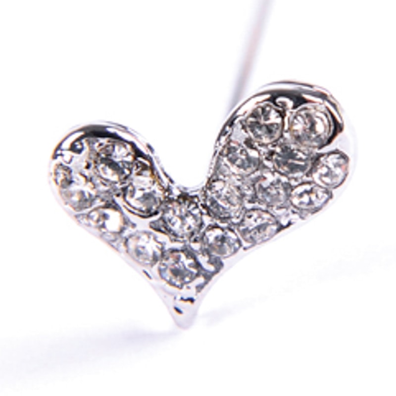 フロールエバー フラワーオーナメント　デザインピック ニューハート　L FLAC03-65 3本/袋（ご注文単位1袋）【直送品】