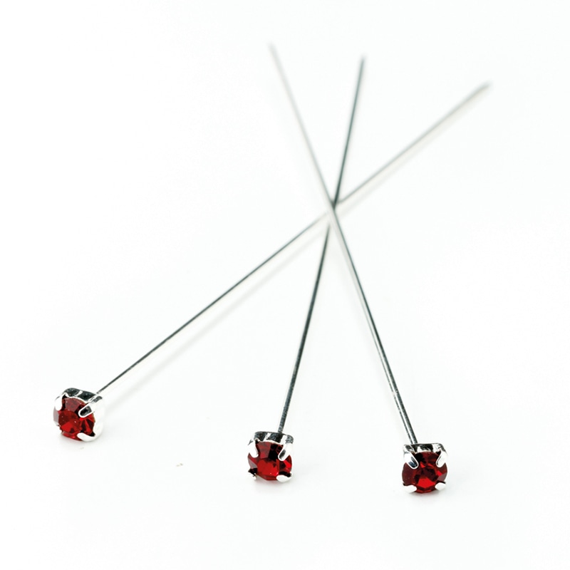 フロールエバー フラワーオーナメント　フラワーピン レッド FLAC51-11 72本/箱（ご注文単位1箱）【直送品】