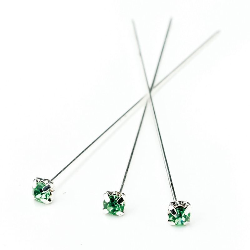 フロールエバー フラワーオーナメント フラワーピン グリーン FLAC51-13 72本/箱(ご注文単位1箱)【直送品】