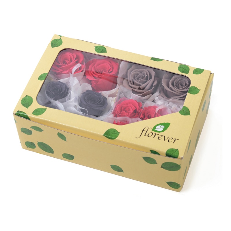 フロールエバー プリザーブドフラワー　ローズパレット クロスオーバー FLP07041-132 1箱（ご注文単位1箱）【直送品】