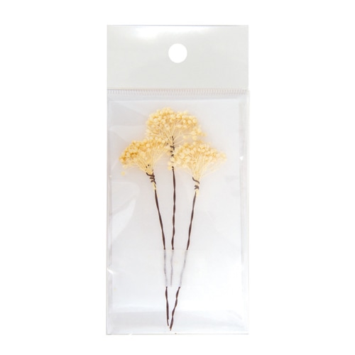 フロールエバー プリザーブドフラワー ベイビーカスミソウW SP ナチュラル FLPP6834-910 1パック（ご注文単位6パック）【直送品】