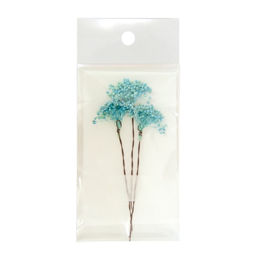 フロールエバー プリザーブドフラワー ベイビーカスミソウW SP ライトブルー FLPP6834-940 1パック（ご注文単位6パック）【直送品】
