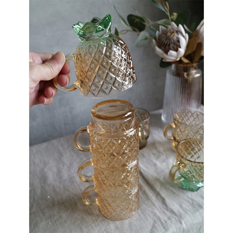 グローバルアロー GLAFFE パイナップルタワー イエロー K04-1332 1個（ご注文単位2個）【直送品】