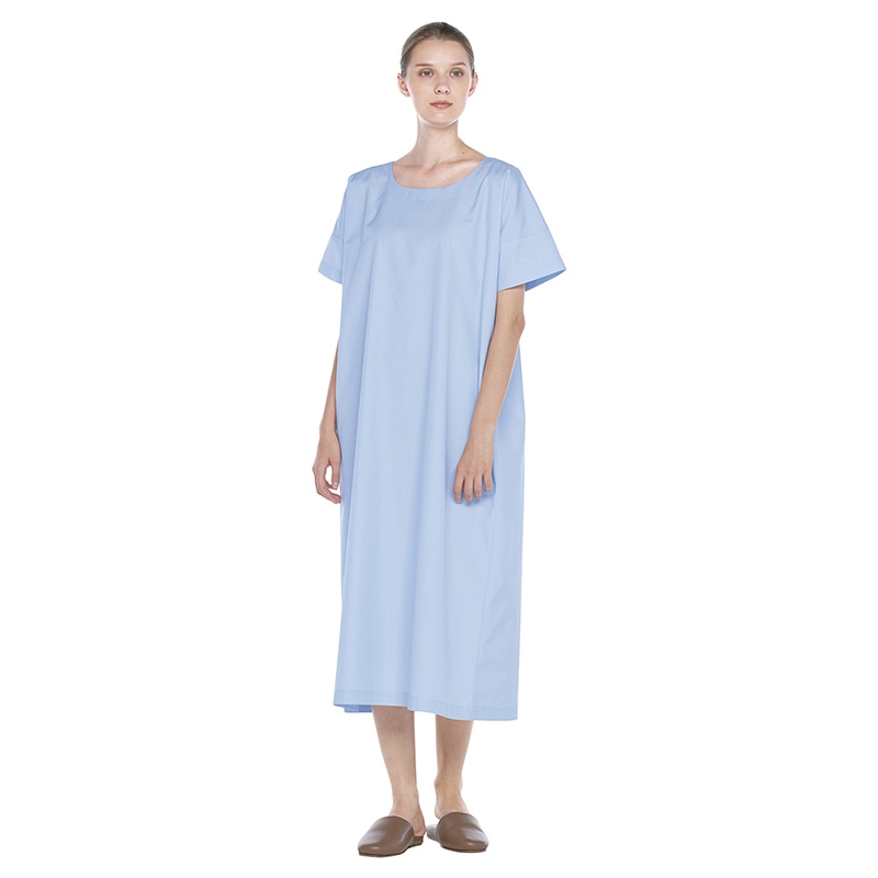 検診衣　PC-376　M　サックス   1枚（ご注文単位1枚）【直送品】