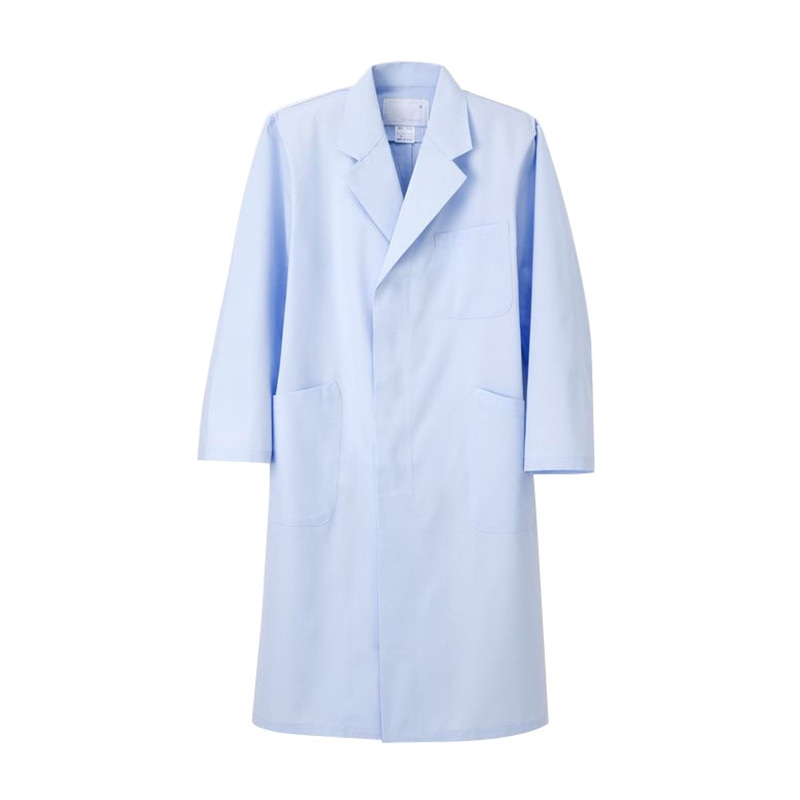 男子シングル診察衣　KEX-5110　BL ブルー  1個（ご注文単位1個）【直送品】