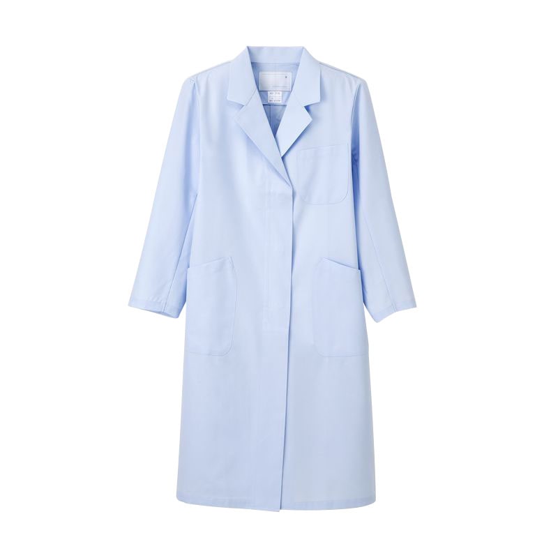 女子シングル診察衣　KEX-5130　L ブルー  1個（ご注文単位1個）【直送品】