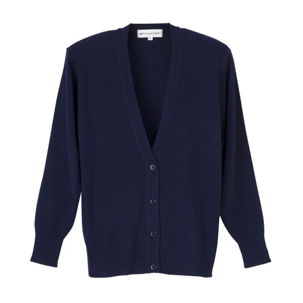 カーディガン JT-2350 LL ネイビー 1個(ご注文単位1個)【直送品】