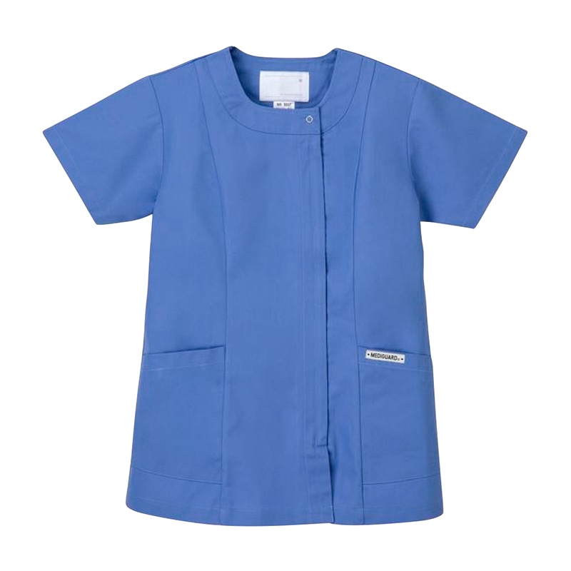 女子チュニック NR-8657 M ブルー 1枚(ご注文単位1枚)【直送品】