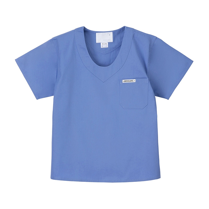 男子上衣 NR-8702 L ブルー 1枚(ご注文単位1枚)【直送品】