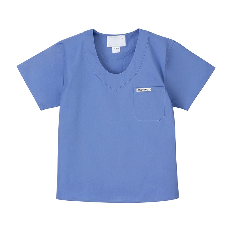 男子上衣 NR-8702 LL ブルー 1枚(ご注文単位1枚)【直送品】