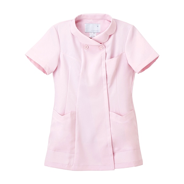 ナースジャケット チュニック FY-4582 LL ピンク 1個(ご注文単位1個)【直送品】