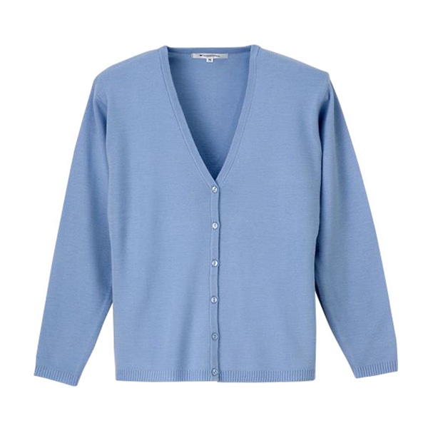 カーディガン CH-2100 EL フレッシュブルー 1個(ご注文単位1個)【直送品】