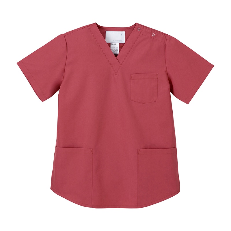 女子上衣 ES-8662 L コーラルレッド 1枚(ご注文単位1枚)【直送品】