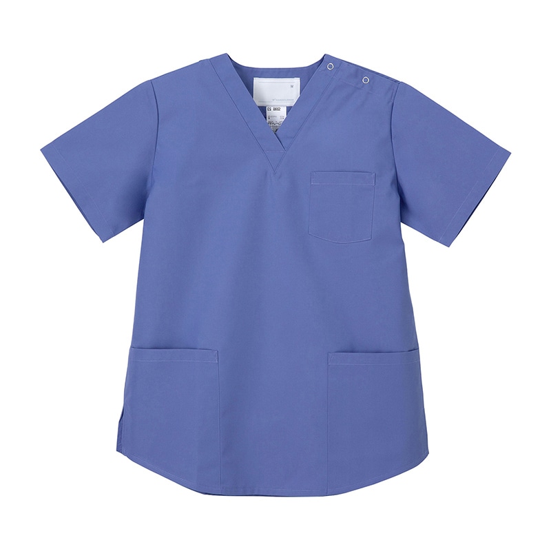 女子上衣 ES-8662 L クールブルー 1枚(ご注文単位1枚)【直送品】