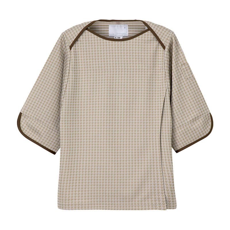 検診衣上衣　JK-1496　S　ベージュ   1枚（ご注文単位1枚）【直送品】