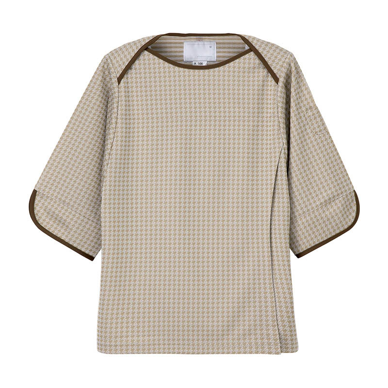 検診衣上衣　JK-1496　M　ベージュ   1枚（ご注文単位1枚）【直送品】