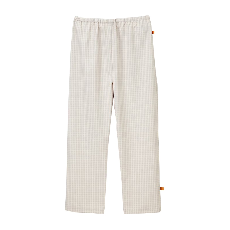 男女兼用患者衣パンツFG-1513　L　ベージュ   1枚（ご注文単位1枚）【直送品】