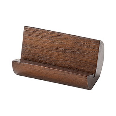 えいむ 木製カード立て ブラウン CS-30 1個（ご注文単位1個）【直送品】