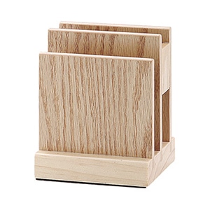 えいむ MDF ナフキン&ブック立て ナチュラル NT-49 1個（ご注文単位1個）【直送品】