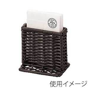 えいむ ナフキン立 ダークブラウン NT-55B 1個（ご注文単位1個）【直送品】