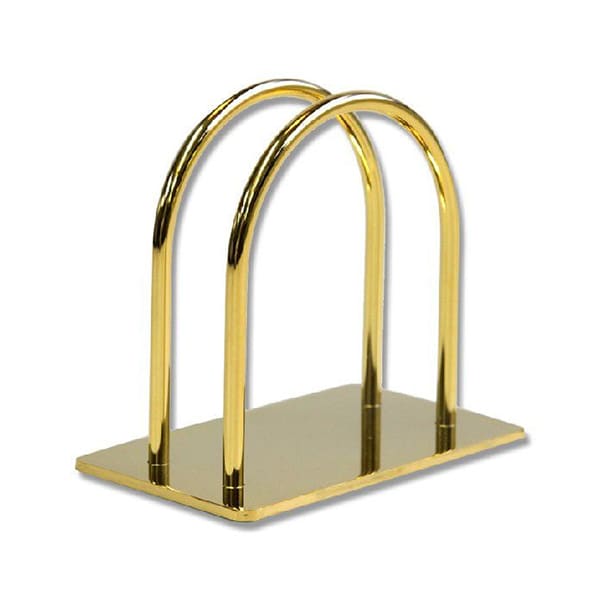 えいむ アーチ型ブック立て ゴールド BS-40 1個（ご注文単位1個）【直送品】