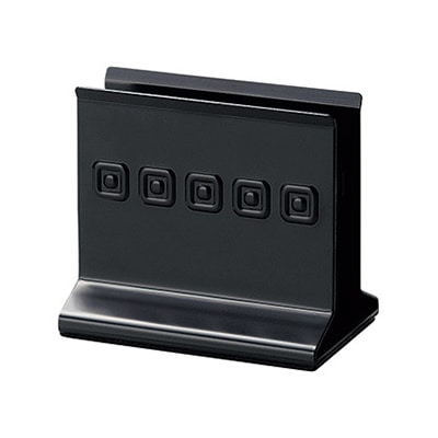 えいむ メタルメニューブック立て LL ブラック BS-60 1個（ご注文単位1個）【直送品】