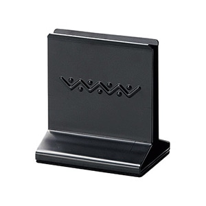 えいむ メタルメニューブック立て SM ブラック BS-63 1個（ご注文単位1個）【直送品】