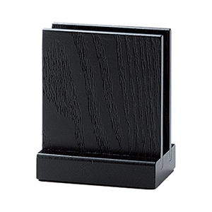 えいむ MDF ブック立て ブラック BS-81 1個（ご注文単位1個）【直送品】