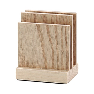 えいむ MDF Wブック立て ナチュラル BS-80 1個（ご注文単位1個）【直送品】