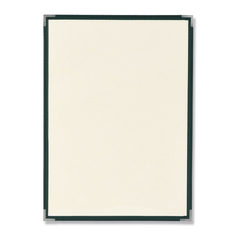 えいむ クリアテーピングメニューブック A4 2ページ 緑 LTA-42 1個（ご注文単位1個）【直送品】