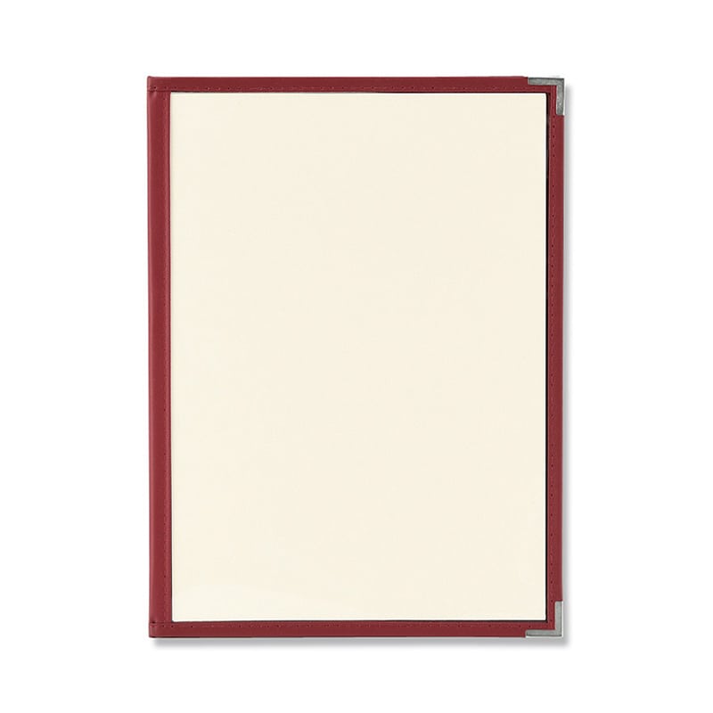 えいむ クリアテーピングメニューブック B5 4ページ エンジ LTB-54 1個（ご注文単位1個）【直送品】