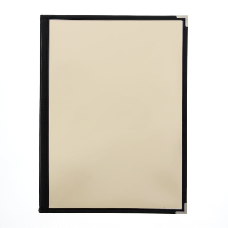 えいむ クリアテーピングメニューブック A4 6ページ 黒 LTA-46 1個（ご注文単位1個）【直送品】