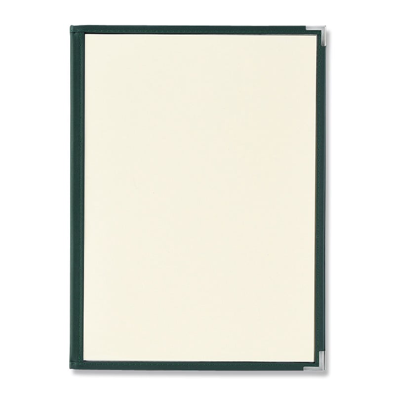 えいむ クリアテーピングメニューブック A4 6ページ 緑 LTA-46 1個（ご注文単位1個）【直送品】