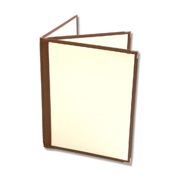 えいむ クリアテーピングメニューブック B5 6ページ 茶 LTB-56 1袋（ご注文単位1袋）【直送品】