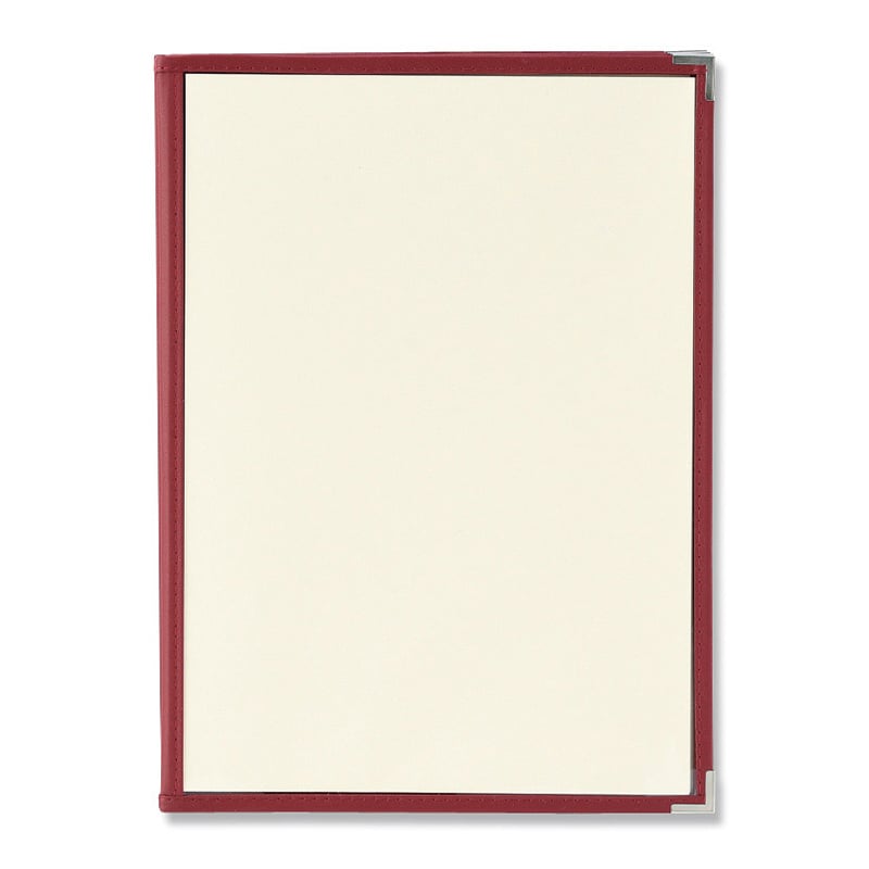 えいむ クリアテーピングメニューブック A4 10ページ エンジ LTA-410 1個（ご注文単位1個）【直送品】