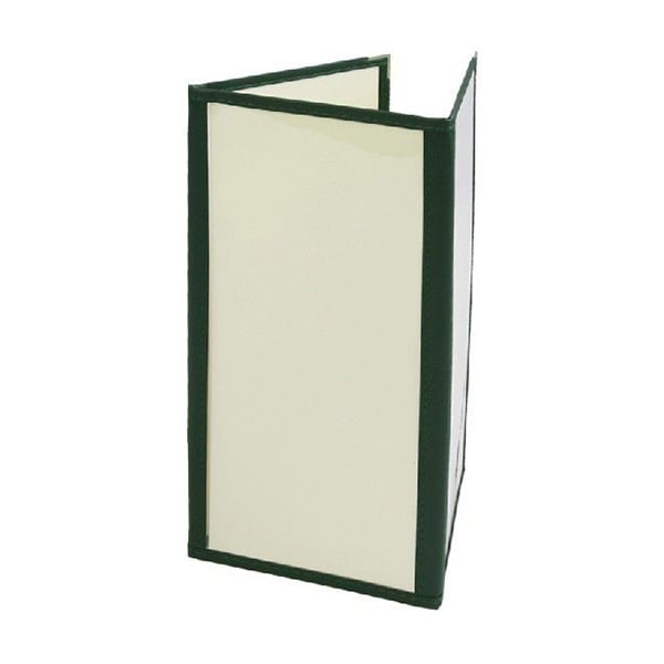 えいむ クリアテーピングメニューブック タテ小 6ページ 緑 LTC-6S 1冊（ご注文単位1冊）【直送品】