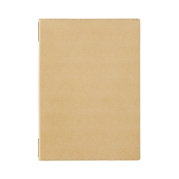 えいむ 高級ソフト合皮メニューブック ピンホールタイプ 中 B5 ライトブラウン LB-802 1個（ご注文単位1個）【直送品】