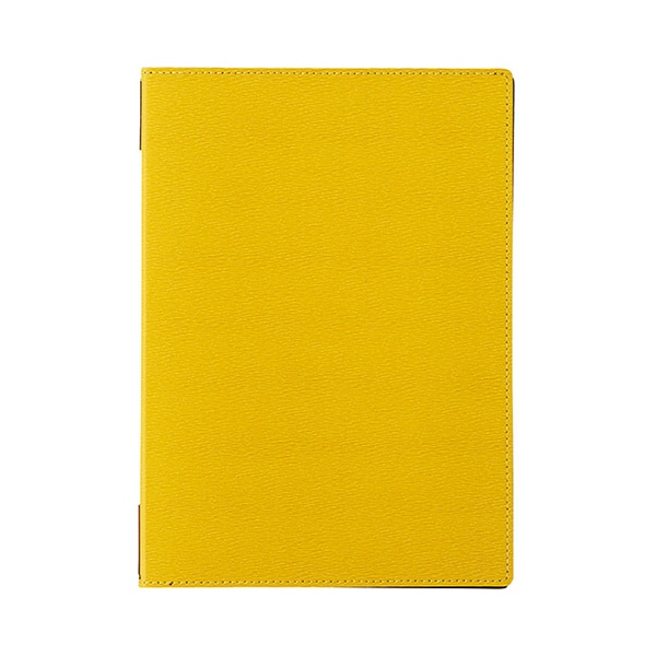 えいむ 高級ソフト合皮メニューブック ピンホールタイプ 中 B5 イエロー LB-802 1個（ご注文単位1個）【直送品】