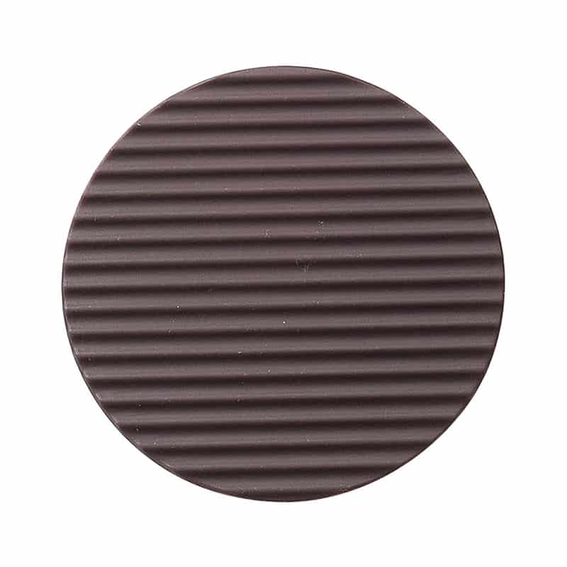 えいむ シリコンウェーブコースター 丸 ブラウン 10枚入 GM-36 1束（ご注文単位1束）【直送品】