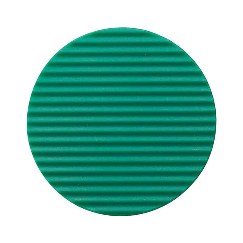 えいむ シリコンウェーブコースター 丸 グリーン 10枚入 GM-36 1束（ご注文単位1束）【直送品】