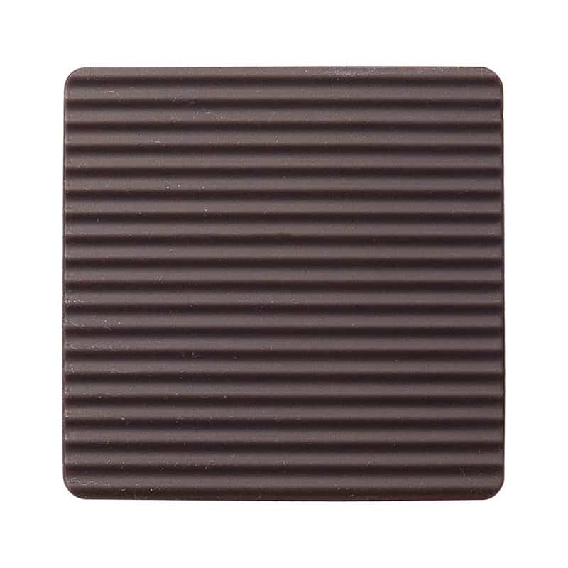 えいむ シリコンウェーブコースター 角 ブラウン 10枚入 GM-37 1束（ご注文単位1束）【直送品】